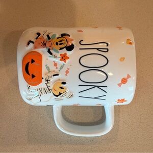 Spooky Halloween Rae Dunn Disney Mug with Mickey and Minnie